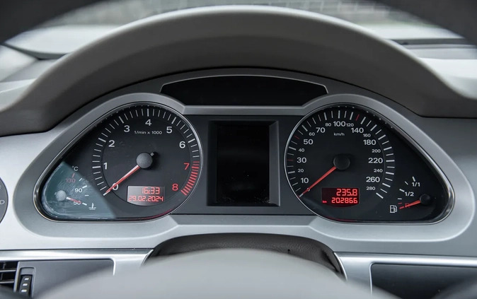 Audi A6 cena 27900 przebieg: 202123, rok produkcji 2007 z Łobżenica małe 407